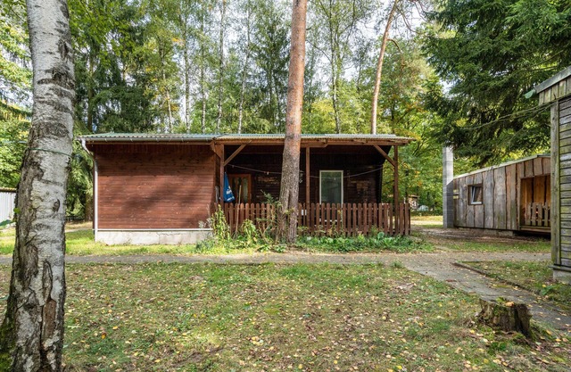 Bungalow '18 - Finnhütte' with Private Terrace and Shared Garden