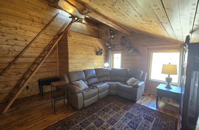 Bunk Room at the Main Lodge with 4 bunks.