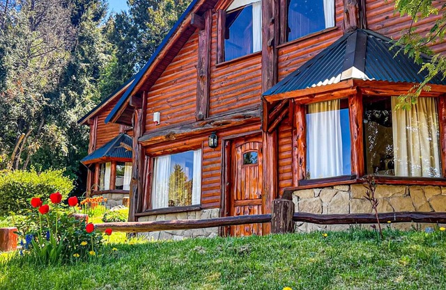 Cabana para 5 pessoas perto dos lagos e Puerto Pañuelos