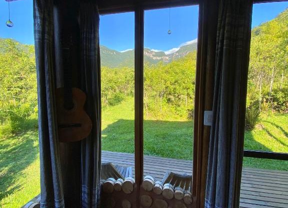 Cabana com vista para o canyon