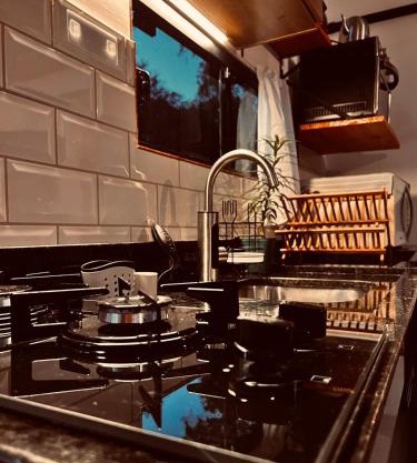 Cabana de teto de vidro