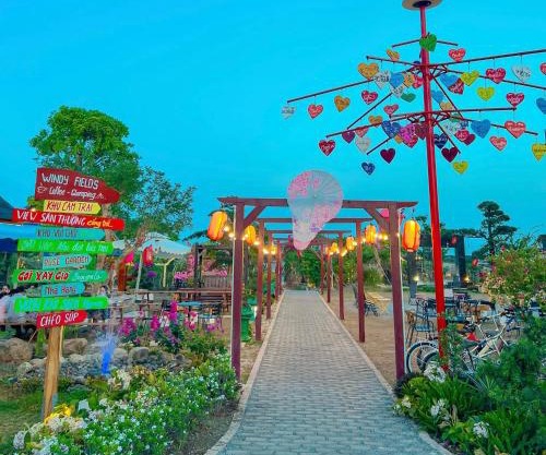 Cafe cắm trại Đồng Gió Phước Hải