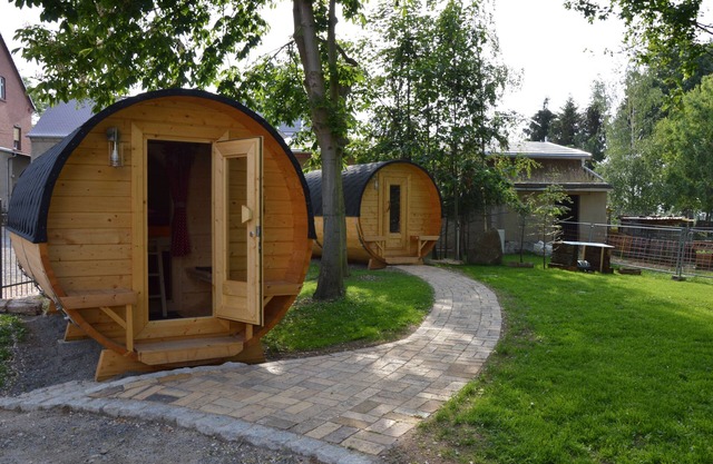 Camping barrel 1 - idyllically located