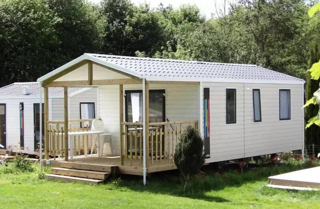 Camping des Cerisiers * - Mobilhome Panama Duo - integrated terrace 6 people