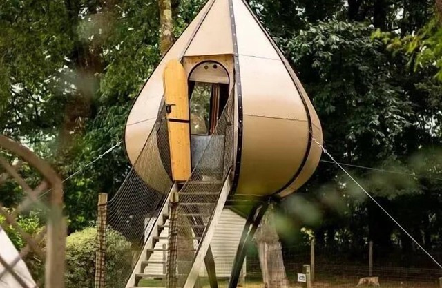 Camping Entre Terre et Mer * - Goutte d'ô cabin 2 people