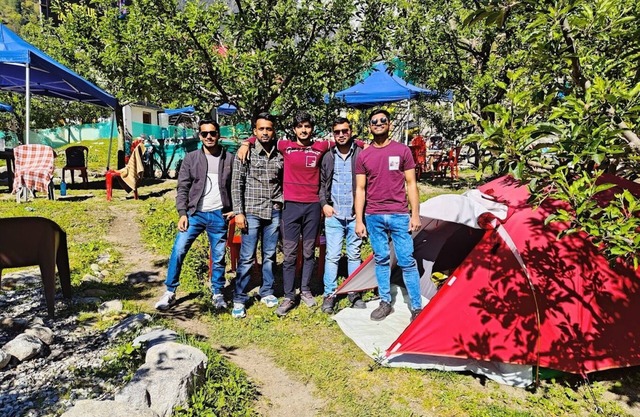 Camping in Solang Valley Manali