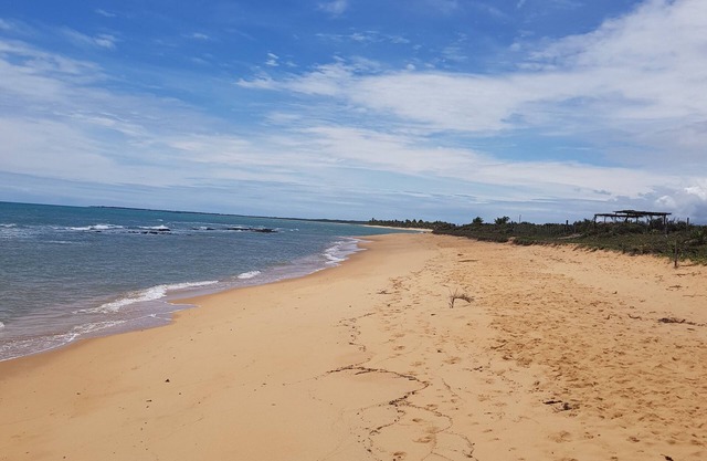 Canto do Mar, na Praia. Dentro de Xandó-Caraíva.