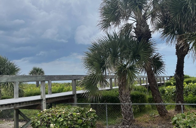Cape Canaveral Oceanside Oasis - 1st floor with bikes and beach toys
