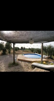 Caravana acogedora con piscina "Amantes de la naturaleza"