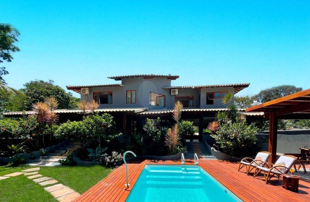 Casa com Piscina em Arraial D'ajuda a 120 Metros da Praia