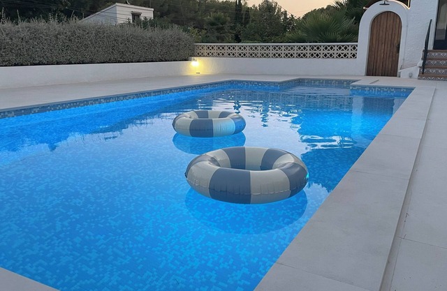 Casa Augusta on the Montgo near Javea, next to the best golfcourse.