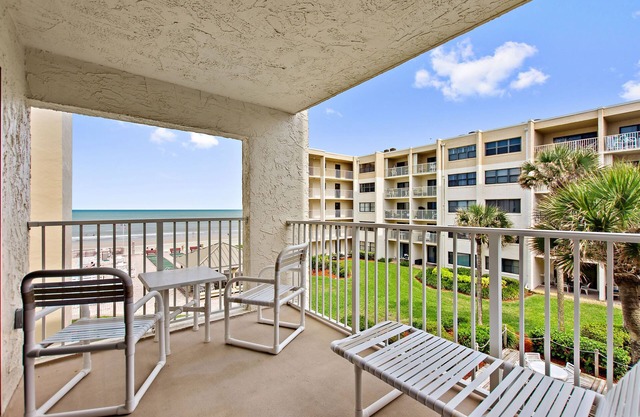 Castle Reef Unit 320. Beautiful ocean view condo on the no drive part of the beach!