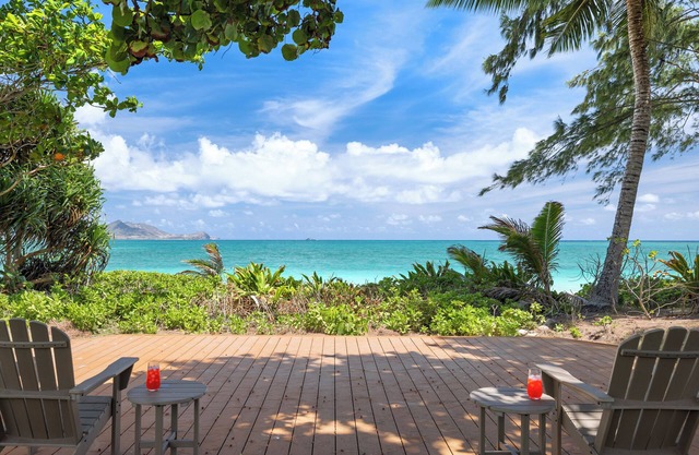 Center of Kailua Bay! Licensed Beach Front Rental #1990/NUC-1774,1775