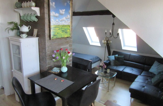 Centrally located attic apartment