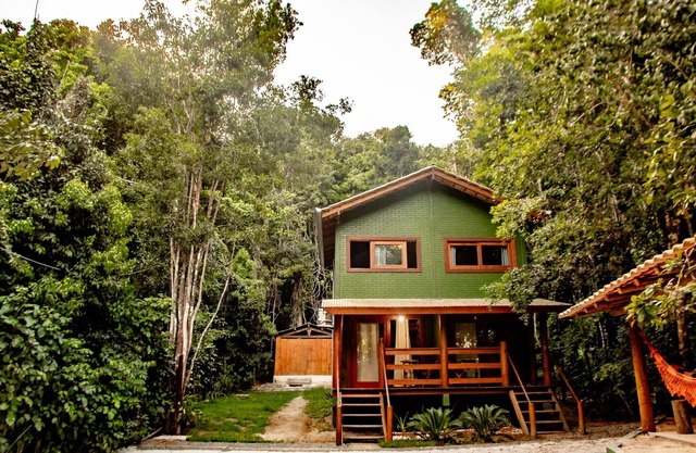 Chalé beira mar c WIFI na Praia do Peixe Grande/BA