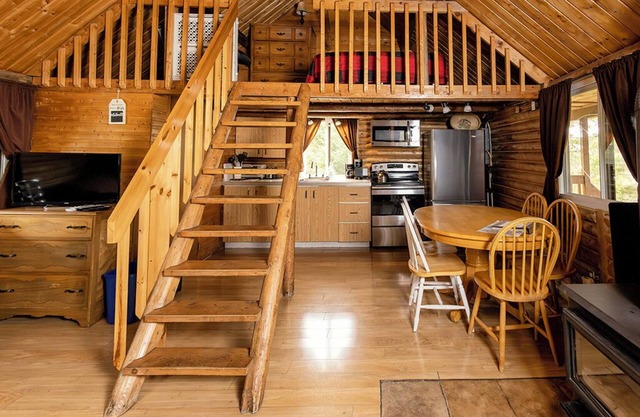 Chalet au TOIT VERT/Private spa 4p