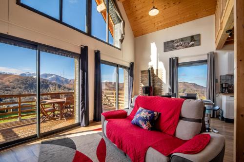 Chalet dans les Hautes- Pyrénées entre Lourdes et Bagnères Calme et Vue magnifique