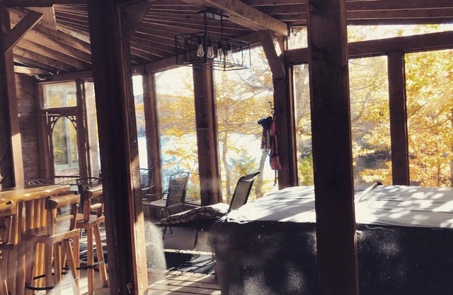 Chalet de la Presqu'île, private spa