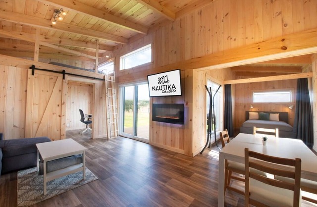 Chalet double avant vue sur la mer