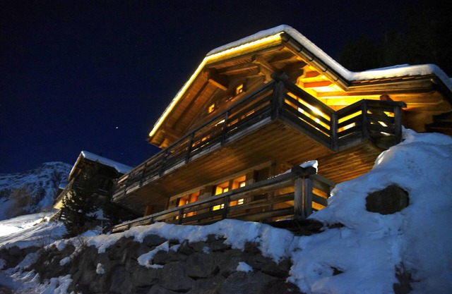Chalet Grimentz - Splendid view (Weisshorn - 4506 m) and guaranteed calm