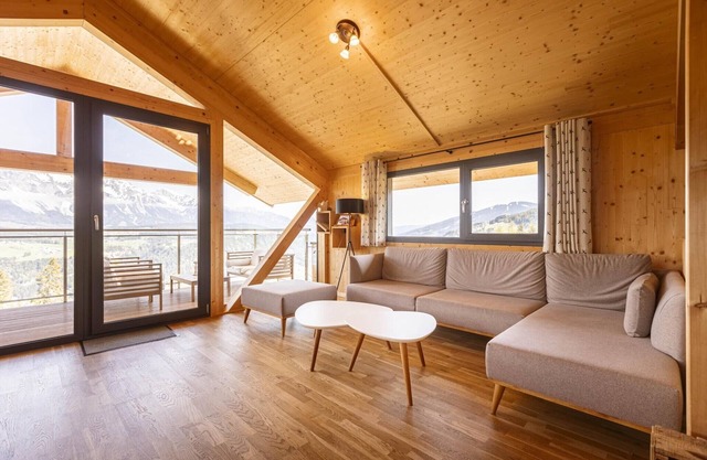 Chalet with panoramic sauna