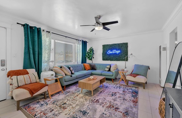 Charming 4-Bedroom Retreat, Just 5 Minutes from San Diego’s Beautiful Beach