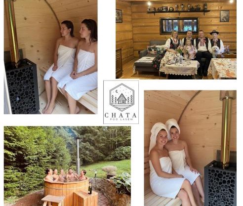 Chata pod lasem z balią i sauną