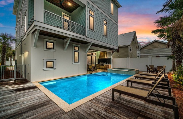 Coast Is Clear with Jetted Pool, Game Room, and Private Beach