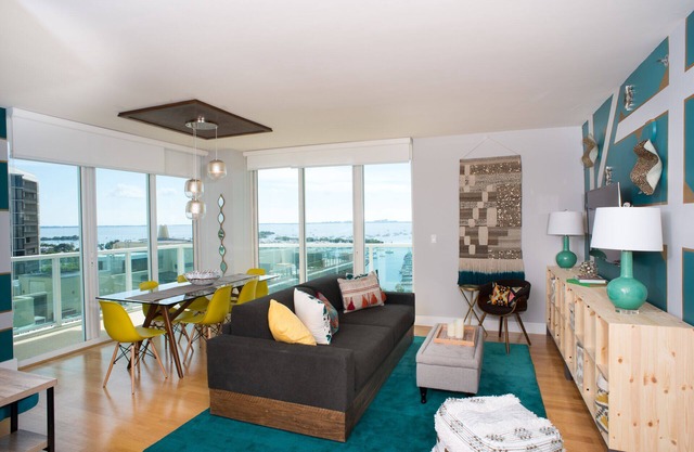 Coconut Grove Gorgeous Bay View 1/1.5 Condo Includes Parking