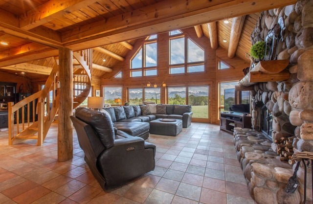 Colorado Luxury Log Home - 40 Private Acres - Fire Pit - Views STR2024-052