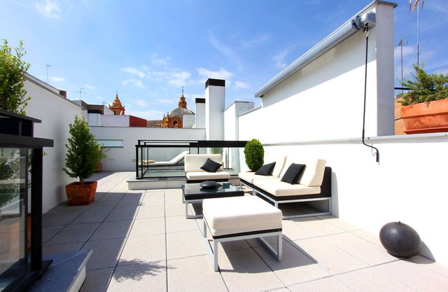 Corral del Rey Terraza Sevilla Duplex, chillout terrace