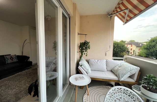 Cozy 1bedroom in Nyon, 10 min from Central Station