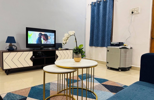 Cozy 2-bedroom apartment with AC, WiFi in nice Tirupati