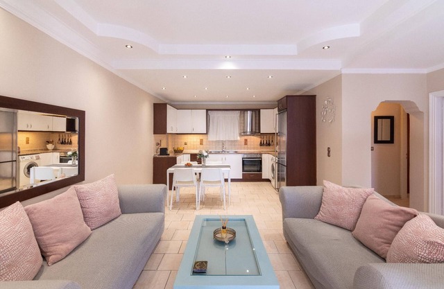 Cozy and convenient two-bedroom apartment city getaway in Corfu