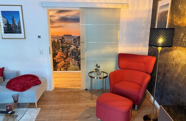 Cozy and modern vacation apartment in Bad Schandau/Krippen. Dogs allowed!