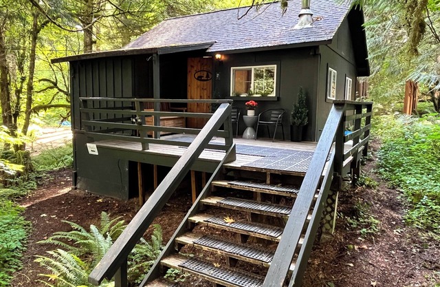 Cozy Cabin near Mt Hood with Hot Tub