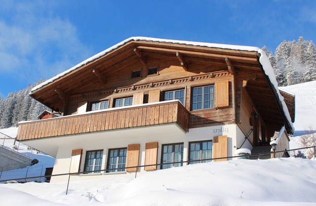 Cozy family apartment with fireplace, gallery and magnificent alpine view