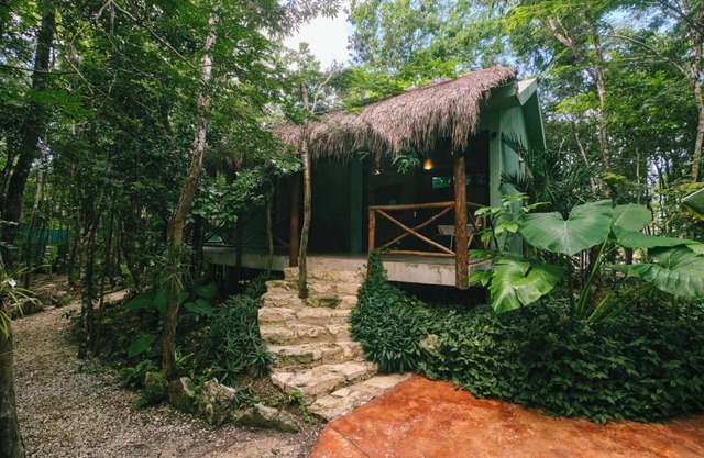 Cozy Jungle Retreat- Hot tub, Private Pool & Breakfast - 5 mins to Beach