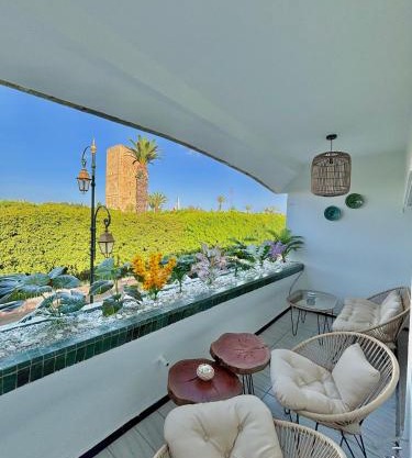 Cozy Stay with Hassan Tower View