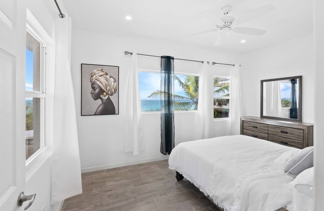 Cozy two-bedroom two bathroom on white sandy beach