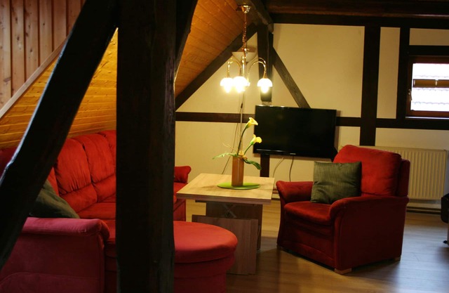 Cozy vacation apartment in a historic half-timbered house