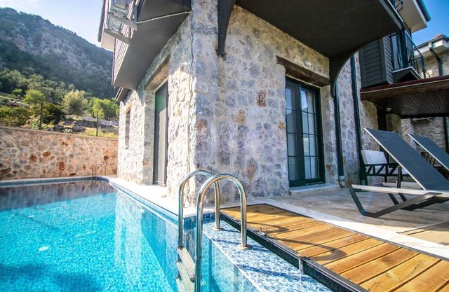 Dadya Marmaris 4 - Peaceful Stone Villa with Private Pool & Forest Views