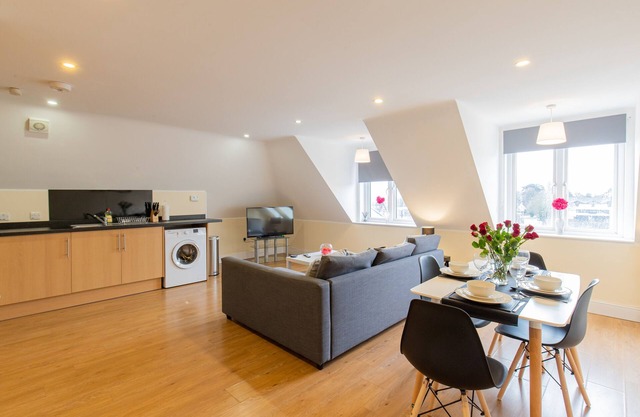 Deluxe 2 bedroom Penthouse City View Private Bath