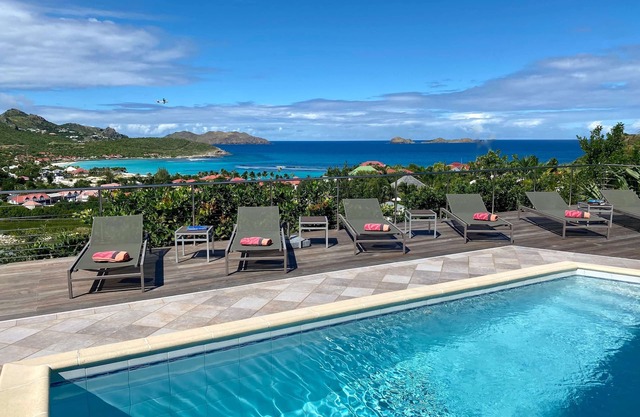 Deluxe Villa Les Acajous Spectacular View of St-Jean Beach