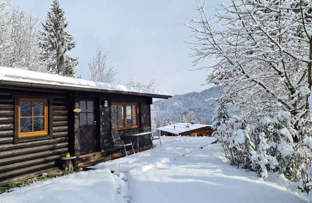 Detached wooden chalet with panoramic views
