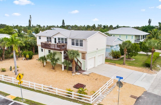 Directly Across the street from the beach with Gulf Views!