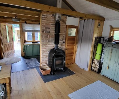 Domek drewniany z sauną