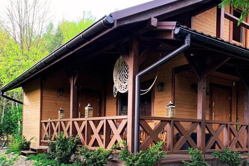 Domek Letniskowy Zielone Tarasy z Sauną i Jacuzzi