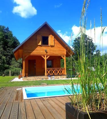 Domek Skowronek z basenem