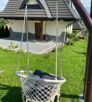 Domki z widokiem na Tatry